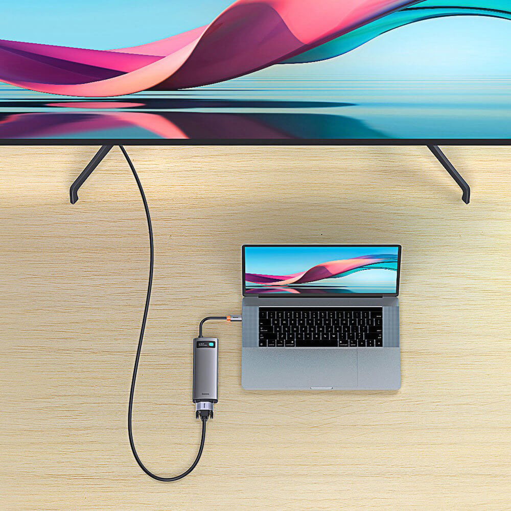 راهنمای خرید هاب 6 پورت باسئوس مدل WKWG030013 USB-C