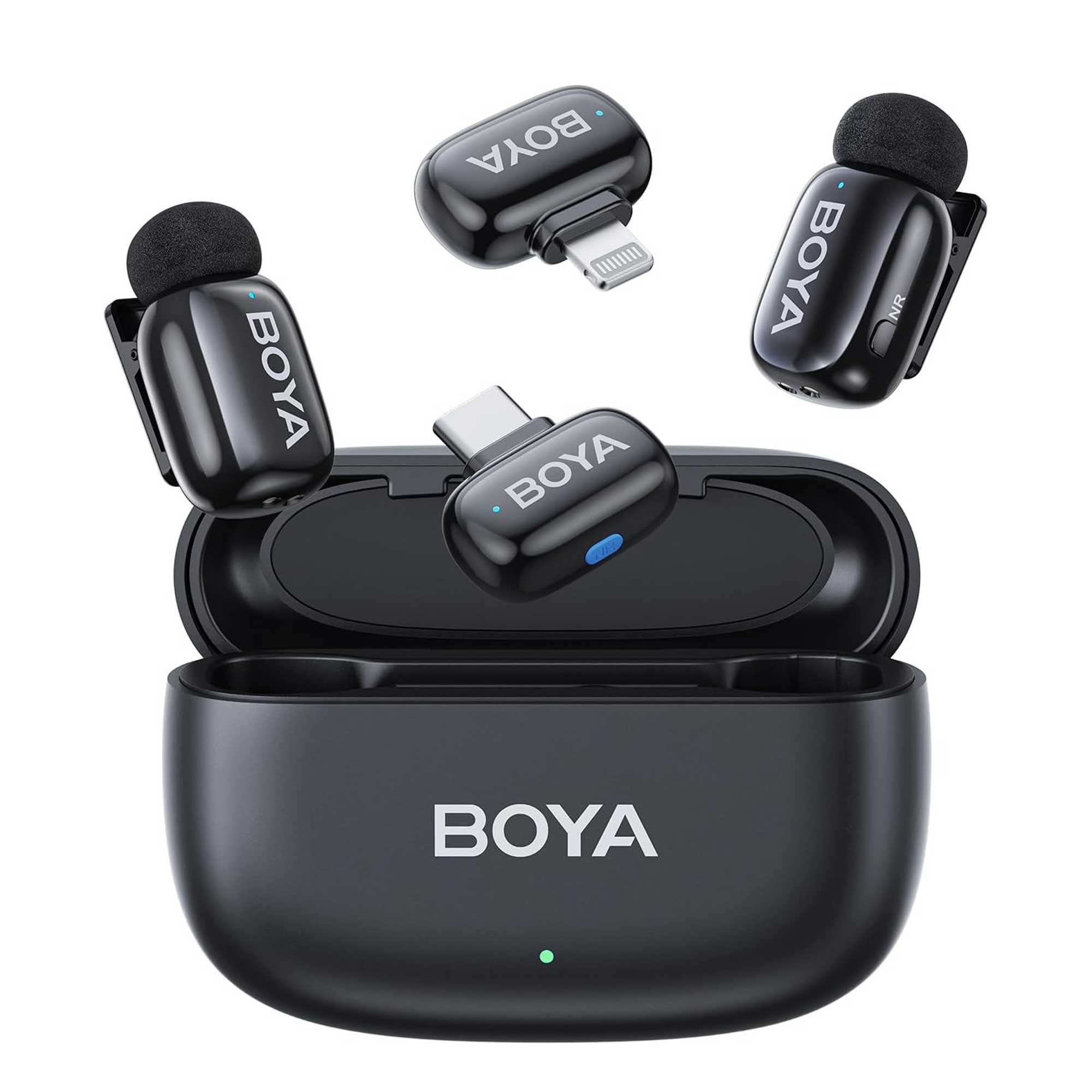 تصویر میکروفون یقه ای بی سیم بویا مدل Boya Mini 12 Combo BOYA WIRELESS MICROPHONE Boya Mini 12 Combo