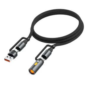 کابل Type-C به Type-C چندکاره ایس فست مدل J6 Acewire Pro