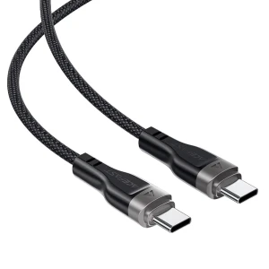 کابل فنری مگنتی Type-C به Type-C ایس فست مدل C11 03  طول 1.2 متر