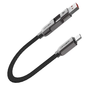 کابل دو سر ایس فست مدل C13 05 رابط Type-C و USB طول 20 سانتی‌متر