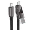 کابل دو سر ایس فست مدل C13 05 رابط Type-C و USB طول 20 سانتی‌متر