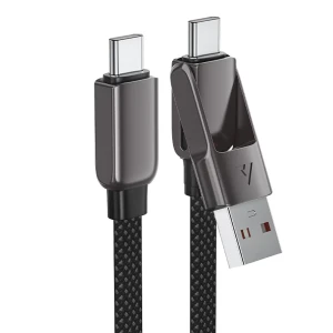 کابل دو سر ایس فست مدل C13 05 رابط Type-C و USB طول 20 سانتی‌متر