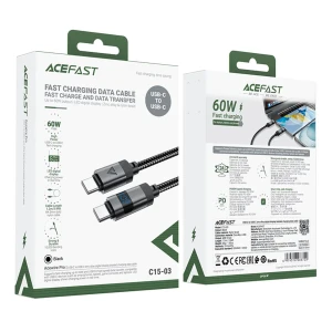 کابل Type-C به Type-C ایس فست مدل C15 03 طول 1.2 متر