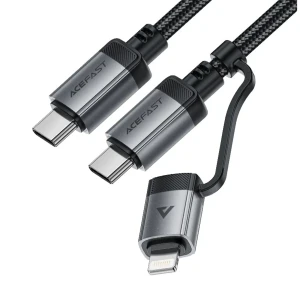 کابل Type-C به Type-C و لایتنینگ ایس فست مدل C20 01