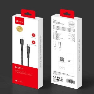 کابل تبدیل Type C به Type C پرووان مدل PCC112 طول 1 متر