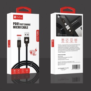 کابل تبدیل USB به Micro-USB پرو‌‌وان مدل PCC160 (PD01) طول 1متر