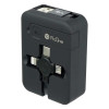 کابل تبدیل USB به Micro-USB/ Type-C/ Lightning پرووان مدل PCC365R طول کابل 1متر