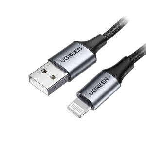 کابل Iphone Lightning یوگرین مدل US398 طول 1 متر