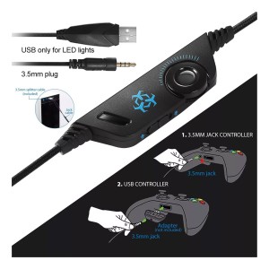 هدست گیمینگ با سیم هانتراسپایدر مدل V-1