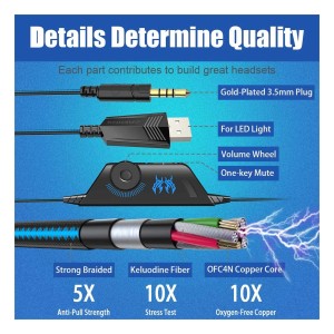 هدست گیمینگ با سیم کوشن مدل G9000