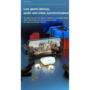 هدفون داخل گوش بی سیم لنوو مدل HT05