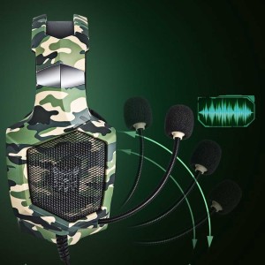 هدست گیمینگ باسیم اونیکوما مدل K8 CAMOUFLAGE