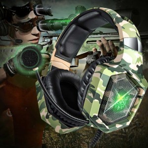 هدست گیمینگ باسیم اونیکوما مدل K8 CAMOUFLAGE