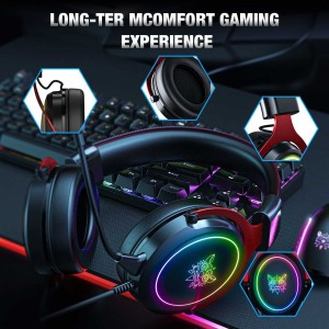 هدست گیمینگ باسیم اونیکوما مدل RGB X10
