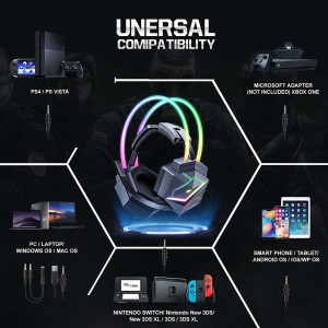 هدست گیمینگ با سیم اونیکوما مدل X20 RGB