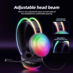 هدفون با سیم گیمینگ اونیکوما مدل X29 RGB