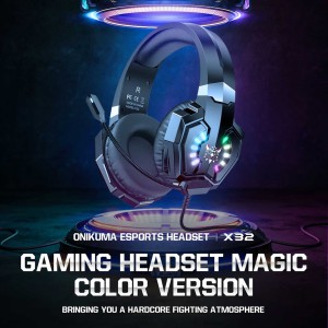 هدست گیمینگ با سیم اونیکوما مدل X32 RGB
