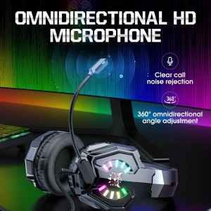 هدست گیمینگ با سیم اونیکوما مدل X32 RGB