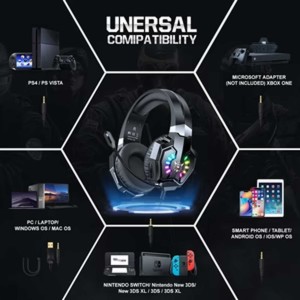 هدست گیمینگ با سیم اونیکوما مدل X32 RGB