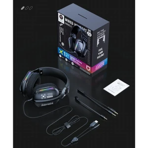هدفون با سیم گیمینگ اونیکوما مدل X12 RGB