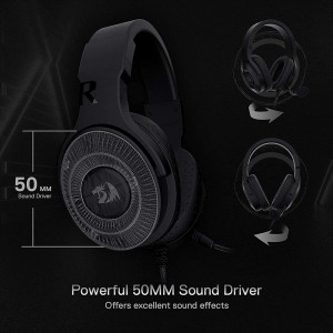 هدست گیمینگ با سیم ردراگون مدل PANDORA H350RGB