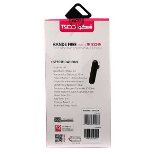 هدست تک گوش بی سیم تسکو مدل TH-5324N