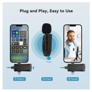 میکروفون یقه ای بی سیم تک میکروفون AP003