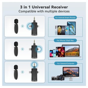 میکروفون یقه ای بی سیم تک میکروفون AP003