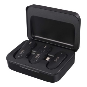 میکروفون یقه ای بی سیم دو میکروفونه بیوا مدل WM05 رابط Lightning