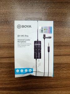 میکروفون یقه ای با سیم بویا مدل BY-M1 PRO (جعبه باز)