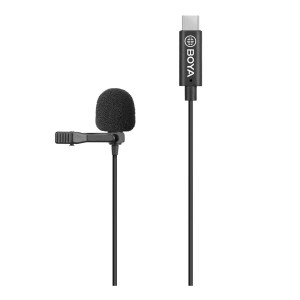 میکروفون یقه ای با سیم بویا مدل BY-M3 رابط Type-C