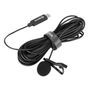 میکروفون یقه ای با سیم بویا مدل BY-M3 رابط Type-C