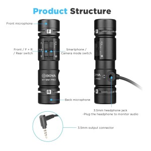 میکروفون مینی شاتگان بویا مدل BY-MM1 PRO