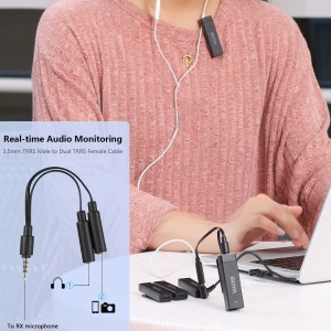 میکروفون یقه ای بی سیم بویا مدل BY-W4