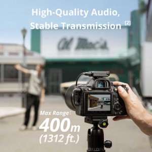 میکروفون یقه ای بی سیم دو کاربره دی جی آی مدل DJI MIC MINI
