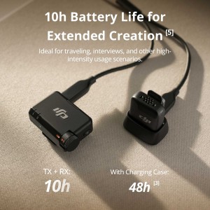 میکروفون یقه ای بی سیم دو کاربره دی جی آی مدل DJI MIC MINI