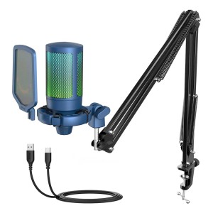 میکروفون گیمینگ فای فاین مدل Ampligame A6V RGB