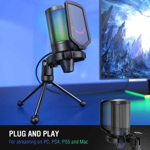 میکروفون گیمینگ فای فاین مدل Ampligame A6V RGB
