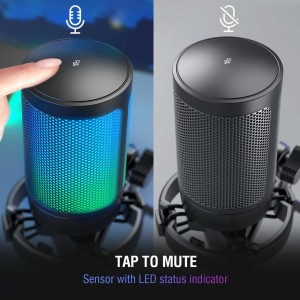 میکروفون گیمینگ فای فاین مدل Ampligame A6V RGB