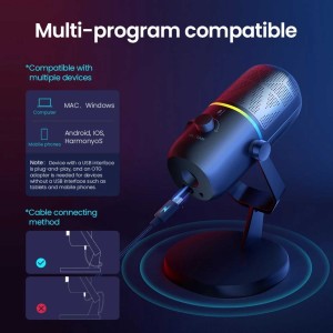 میکروفون گیمینگ رومیزی هایلو مدل GX1