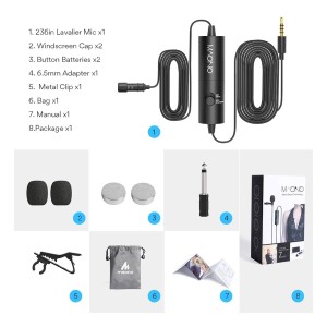 میکروفون یقه ای ماونو مدل AU-100