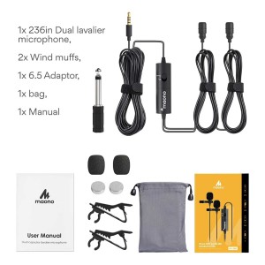میکروفون یقه ای با سیم ماونو مدل AU-200
