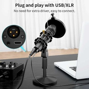 میکروفون داینامیک رومیزی ماونو مدل AU-HD300T