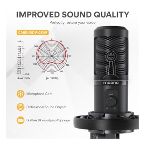 میکروفون استودیویی ماونو مدل AU-PM461S