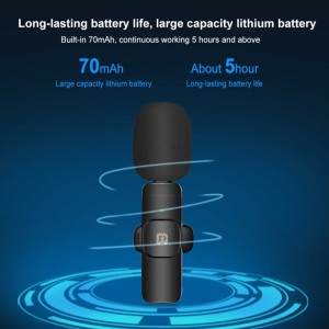 میکروفون یقه ای بی سیم پلوز مدل PU3082B