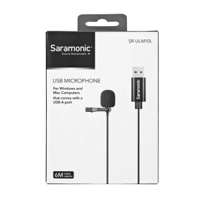 میکروفون یقه ای با سیم سارامونیک مدل SR-Ulm10L رابط USB