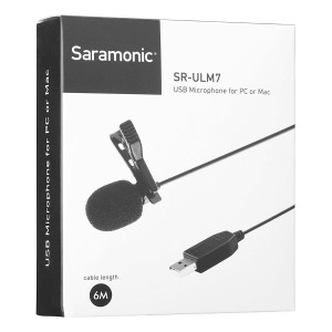 میکروفون یقه ای با سیم سارامونیک مدل SR-Ulm7 رابط USB