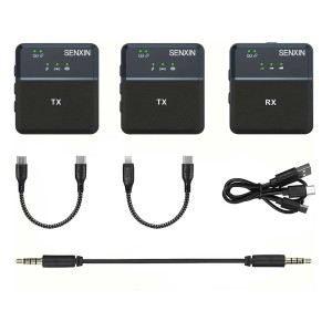 میکروفون یقه ای بی سیم دو میکروفون مدل SX9