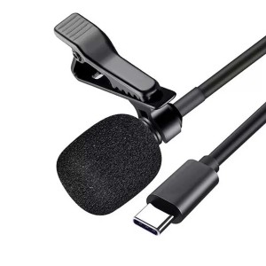 میکروفون یقه ای باسیم Type-C ایکس او مدل MKF02 طول 2 متر